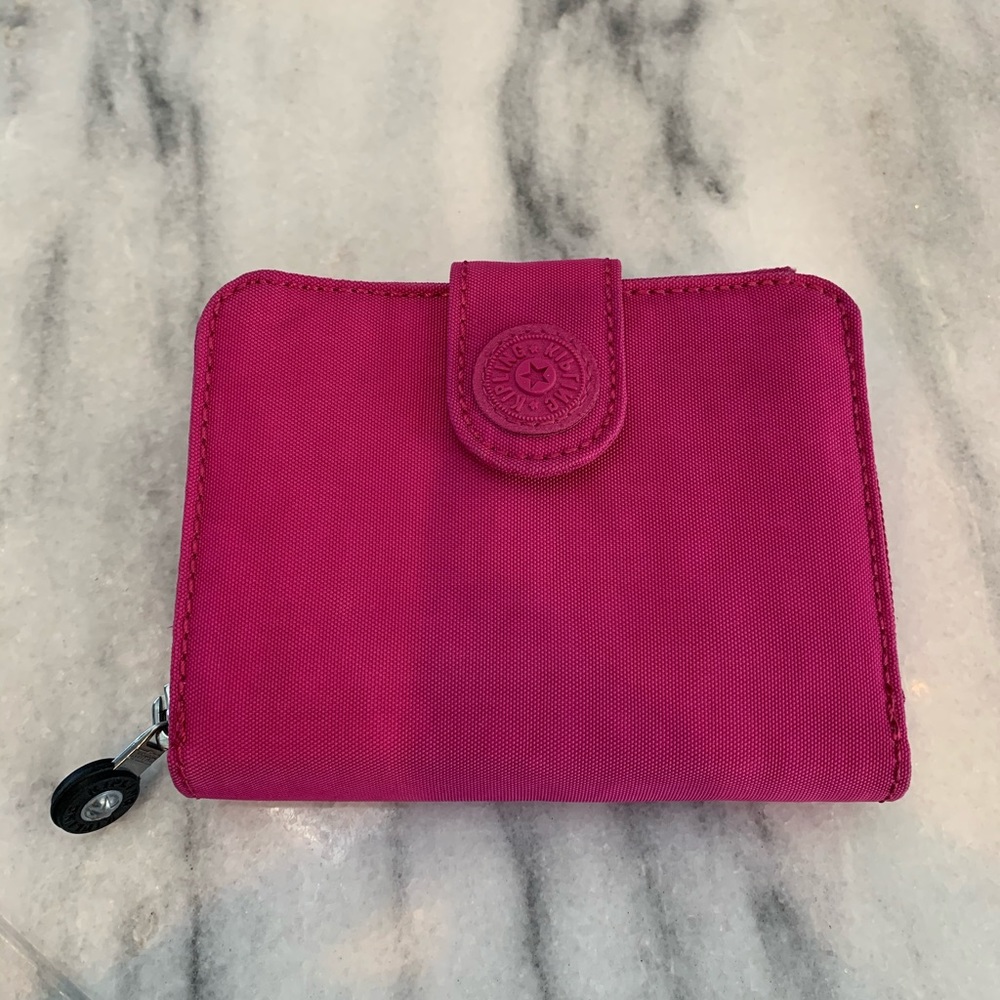Hot pink Kipling wallet